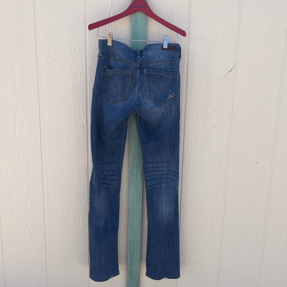 Express Barely Boot Mid Rise Jeans 2 regular - Picture 4 of 7